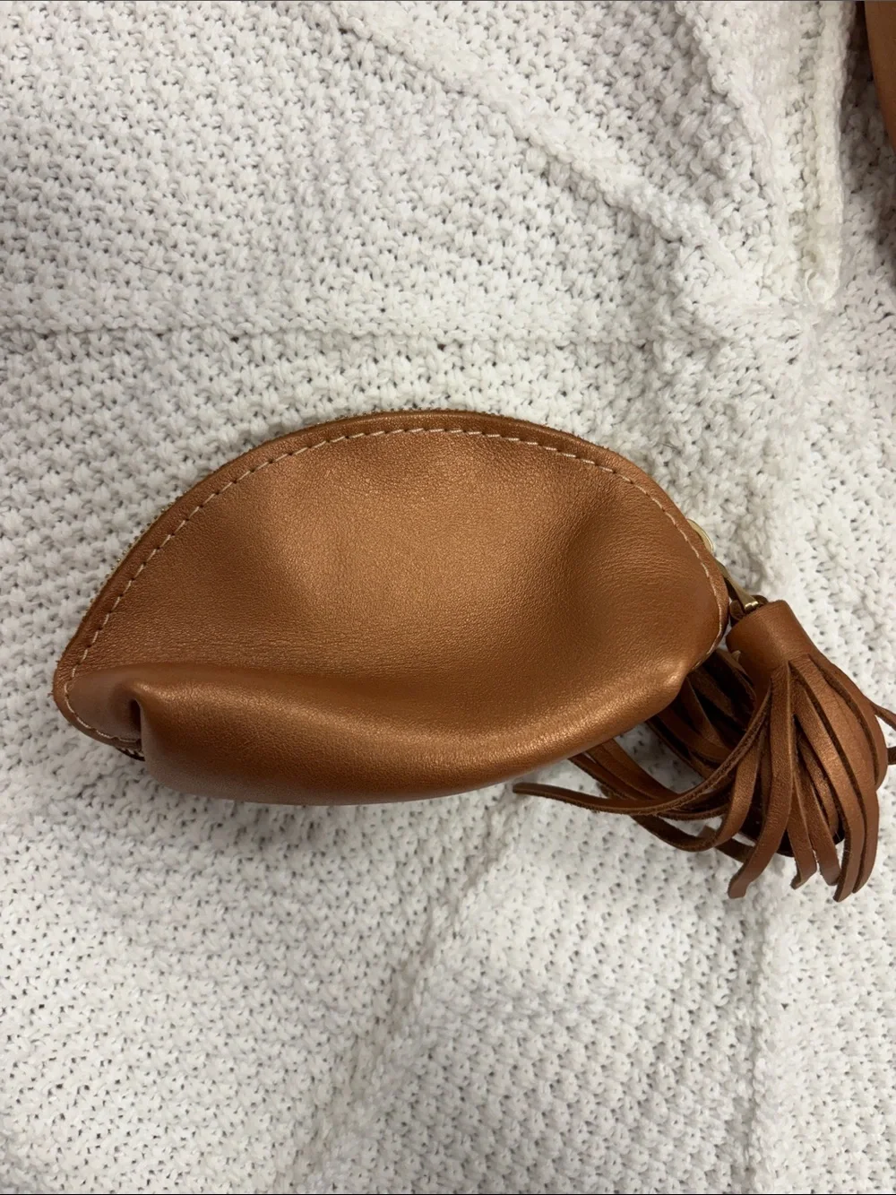 Unicorn Portland Leather Goods  Nova Bag with Tassel Pouch